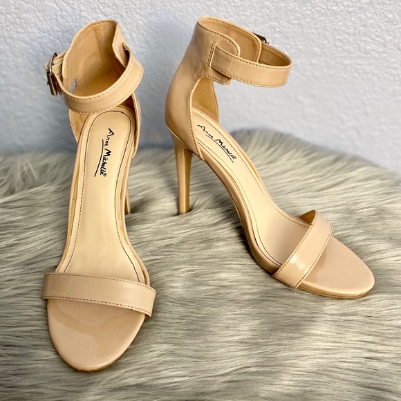 Anne Michelle Shoes - Anne Michelle Beige Heels
